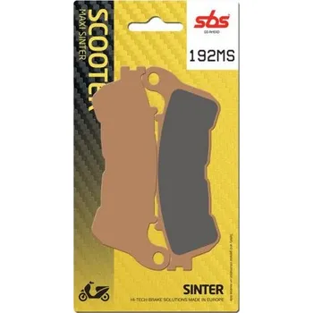 Brzda pro motocykl Přední brzdové destičky SBS Honda NSS 250 Forza 2005 - 2013 směs MS