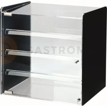 Vitrína na pečivo z plexiskla, transparentní - 42 cm x 31 cm x 42,5 cm - VB00201 | MARTELLATO, SHOW WINDOWS