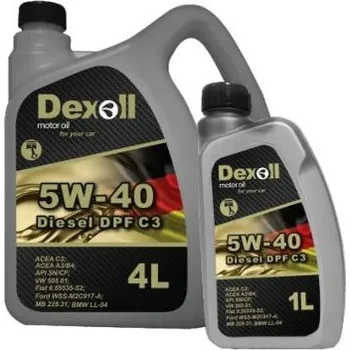 Motorový olej Motorový olej Dexoll Diesel DPF C3 5W-40, 4L