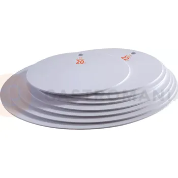 Sada kulatých plastových podložek na dort/moučník (8ks) - SETDISK | MARTELLATO, Plastic Plates