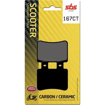 Brzda pro motocykl Zadní brzdové destičky SBS Peugeot 600 Satelis ABS 2004 - 2012 směs CT