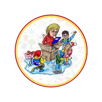 Jedlá dekorace na dort UČITELKA, VARIANTA Jedlý papír 1047