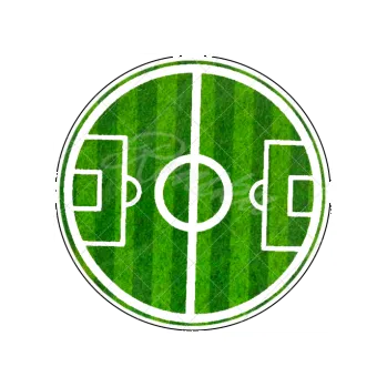 Jedlá dekorace na dort HŘIŠTĚ hruh, VARIANTA Jedlý papír 1498