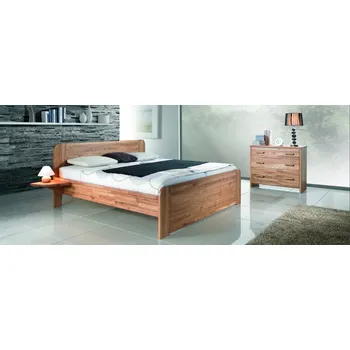 Postel FMP-lignum Masivní postel Brita Buk - masiv 323 Višeň, lak 90x200 cm