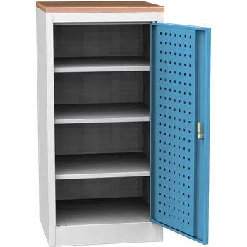 Dílenská skříňka PRNAR01AS - šedá/modrá