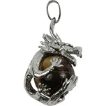Milujeme Kameny Drak s koulí tygřího oka - přívěsek 106632