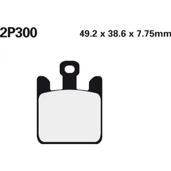 Brzda pro motocykl Přední brzdové destičky Nissin Kawasaki ZX-6R 636 Ninja (Rad.cal) 2003 - 2006 směs ST