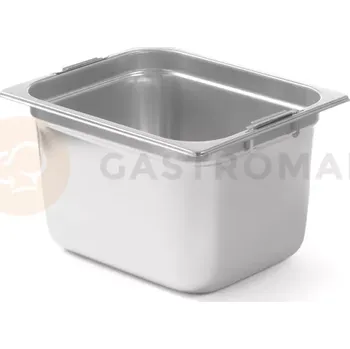 Nerezový dřez Gastronádoba s výsuvnými úchyty GN 1/2 200 mm | HENDI, Profi Line