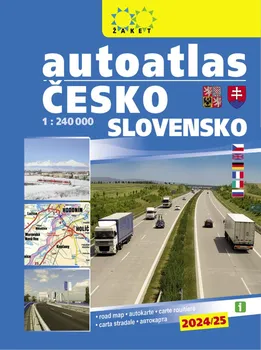 Autoatlas: Česko, Slovensko 2024/25 1:240 000 - Žaket (2024, kroužková)