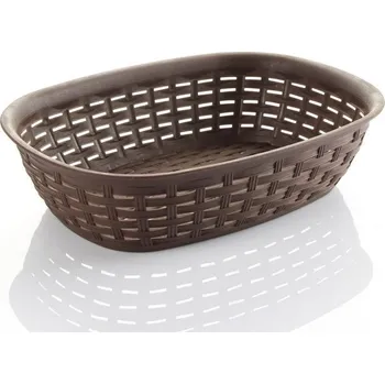 chlebník PROPER Košík na pečivo 3l ratan hňedý