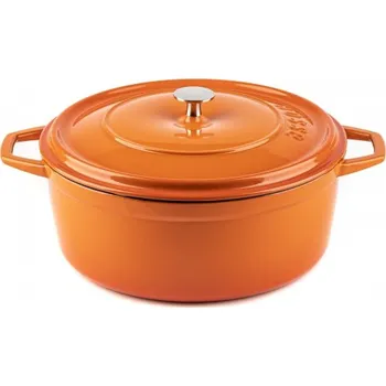 Hrnec Hósse Hósse, Katrol průměr 28 cm, (HSY KT), oranžový, 3 l