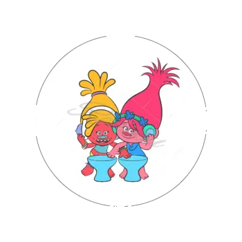 Jedlá dekorace na dort TROLOVÉ, VARIANTA Jedlý papír 471