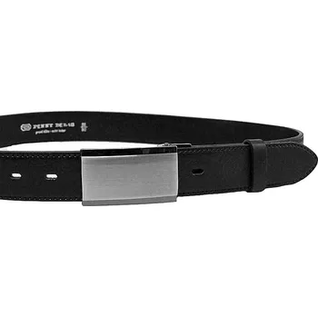 Módní doplněk Penny Belts Pánský kožený pásek černý společenský 35-020-4PS-60 110 cm