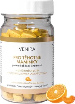 VENIRA Vitamíny pro těhotné pomeranč/mandarinka 60 tbl.