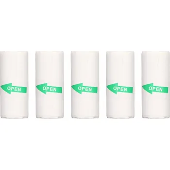 Kotouček do pokladny a tiskárny štítků HELMER samolepící kotoučky pro termo tiskárnu TP 01/ 55mm x 25mm/ 5ks/ bílé