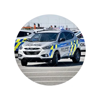 Jedlá dekorace na dort POLICIE, VARIANTA Jedlý papír 244