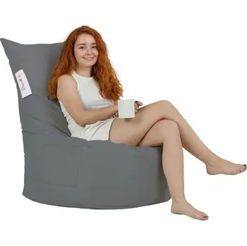 Sedací pytel Sedací vak Zaila tmavě šedý