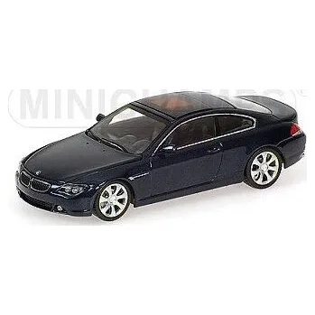 autíčko Minichamps BMW 6-SERIES COUPE 2006 WITH ENGINE DARK BLUE METALLIC L.E. 1008 PCS. 431026021