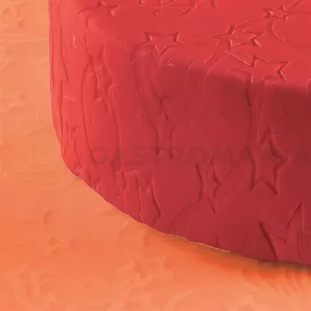 Výroba svíčky Silikonová cukrářská podložka se vzorem - hvězdy, 400x200 mm - 40-W148 | MARTELLATO, Tappeti Decoro