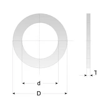 Pilový kotouč CMT Redukční kroužek pro pilové kotouče - D30 d16 t2,0 C29922600