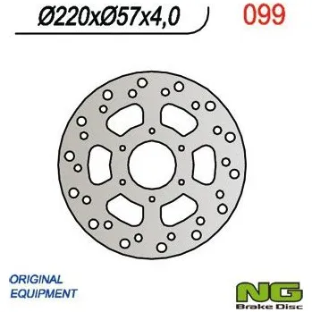 Brzda pro motocykl Zadní brzdový kotouč NG Cagiva 50 MITO 1998 - 1999