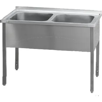 Nerezový dřez Nerez dvoudřez 1200x600x900