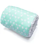 Milkie Opal kojicí polštář cestovní Love Silver-Mint