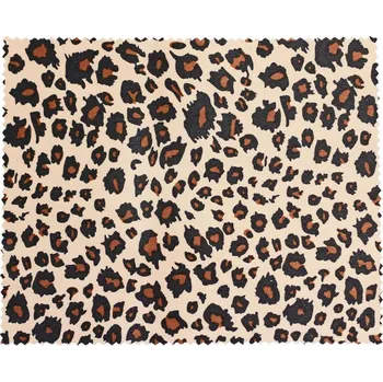 Utěrka z mikrovlákna 10-6 hnědo-béžová se zvířecím motivem