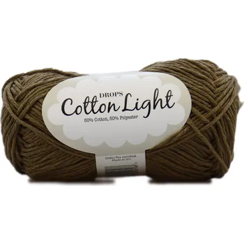 Příze Drops Cotton Light 22 tmavá béžová