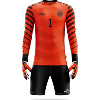 Fotbalový brankařský set Jadberg Santos Fluo Oranžová / L
