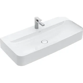 Umyvadlo Villeroy & Boch Finion - Umyvadlo se skrytým přepadem, 100x47 cm, s CeramicPlus, alpská bílá 41681BR1