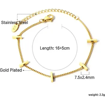 Náramek Elegantní dámský náramek z chirurgické oceli - 540G