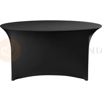 Kulatý ubrus, černý Ø 800-850 mm | OEKO TEX, Symposium