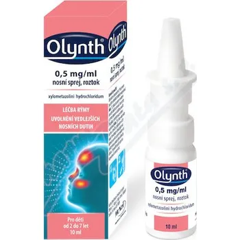 Lék na kašel, rýmu a nachlazení Olynth 0.5mg-ml nas.spr.sol.1x10ml I