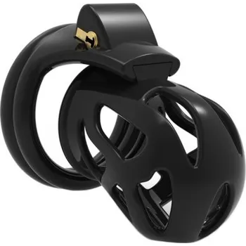 Pás cudnosti VšeNaSex.cz Pás cudnosti pro muže Short Black Cage Birdlocker