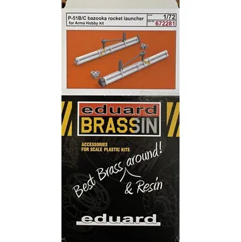 Plastikový model BRASSIN 1/72 P-51B/C bazooka rocket launcher (ARM)