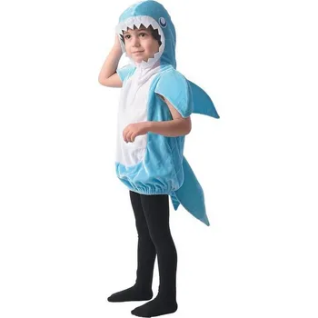 MaDe Šaty na karneval Žralok modrý/bílý, 80-92