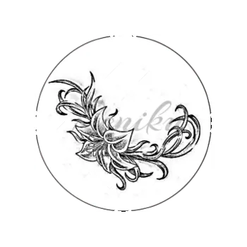 Přisada na vaření a pečení KVĚTINA černá, VARIANTA Jedlý papír 219