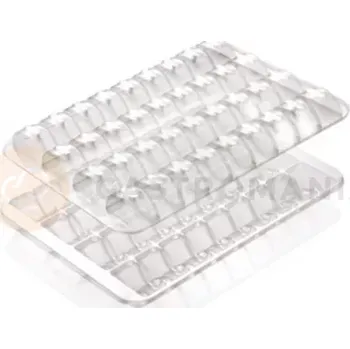 Nádoba na led Plastová krabička na 36 makronek, transparentní | ALCAS, 023/36