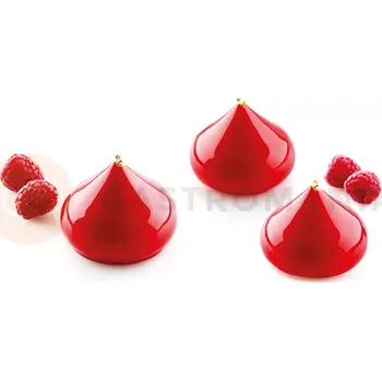 Výroba svíčky Sada forem pro přípravu chlazených dezertů - 54x40 mm, 55 ml - Goutte 55 | SILIKOMART, Round