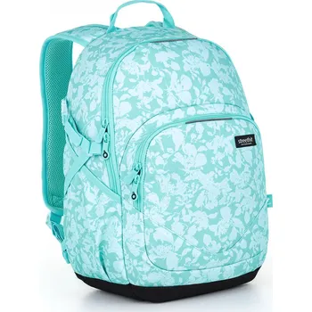 Městský batoh Lehký batoh s květinami Topgal YOKO, světle modrá