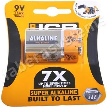 Článková baterie Alkalická baterie 9V JCB 6LR61