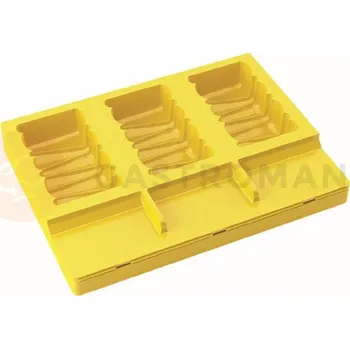 fomička na zmrzlinu Sada 4 forem na nanuky Pavogel + dřívka 50 ks + tác - 48x85 mm, 85 ml - KITPL03 | PAVONI, Maracaibo