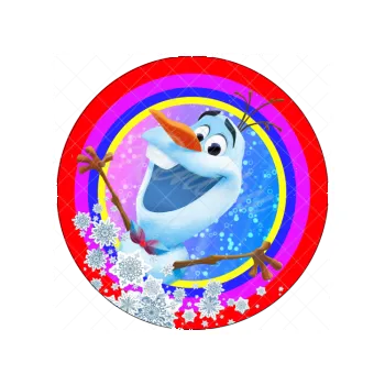 Jedlá dekorace na dort OLAF červený, VARIANTA Jedlý papír 1469