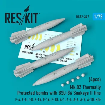Plastikový model 1/72 Mk.82 Therm.Prot. bombs w/ BSU-86 Snakeye II