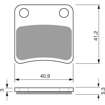 Auto-moto Zadní brzdové destičky Goldfren Kymco MXU 400 2008-2013 směs K5