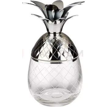 Sklenice Sklenice na nápoje s ocelovým víkem ø85x175 mm | APS, Pineapple