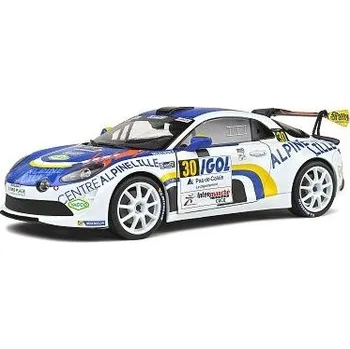 autíčko Solido ALPINE A110 RALLY RGT #30 DELECOUR / GUIGONNET RALLYE DU TOUQUET 2020 1801608
