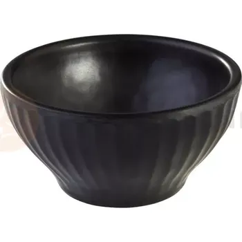 Kulatá miska z melaminu Ø 11,5 cm, černá | APS, Aiko