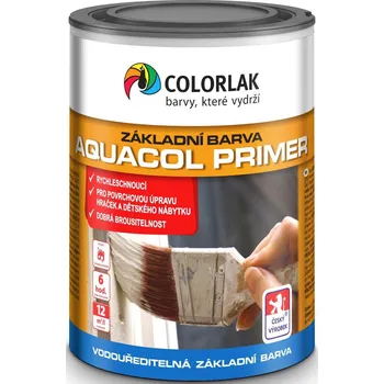 barva a nátěr na dřevo Colorlak AQUACOL PRIMER V2070 Barva: bílá C0100, Balení: 0,6 l